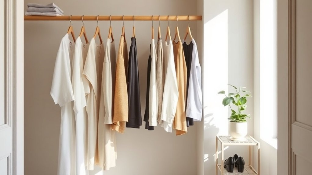 maintain a minimal closet