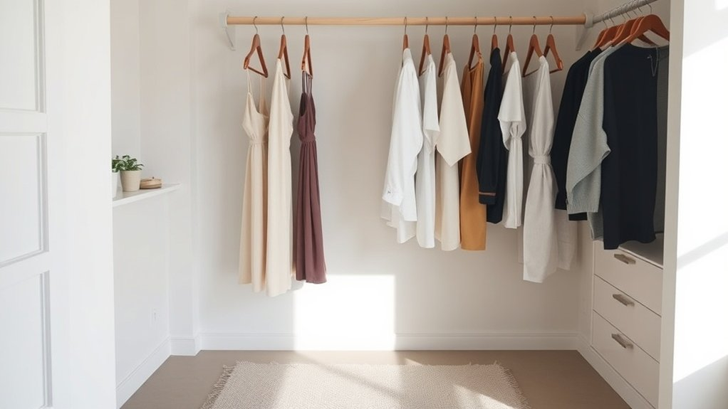 maintain a minimalist closet