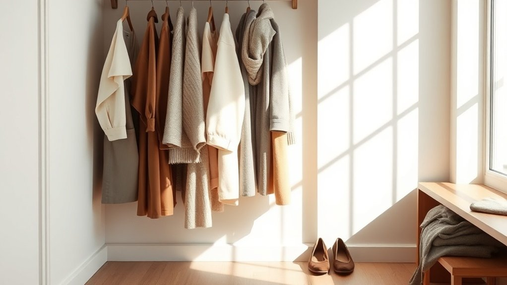 maintain a minimalist wardrobe