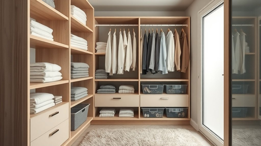 maintain an organized closet
