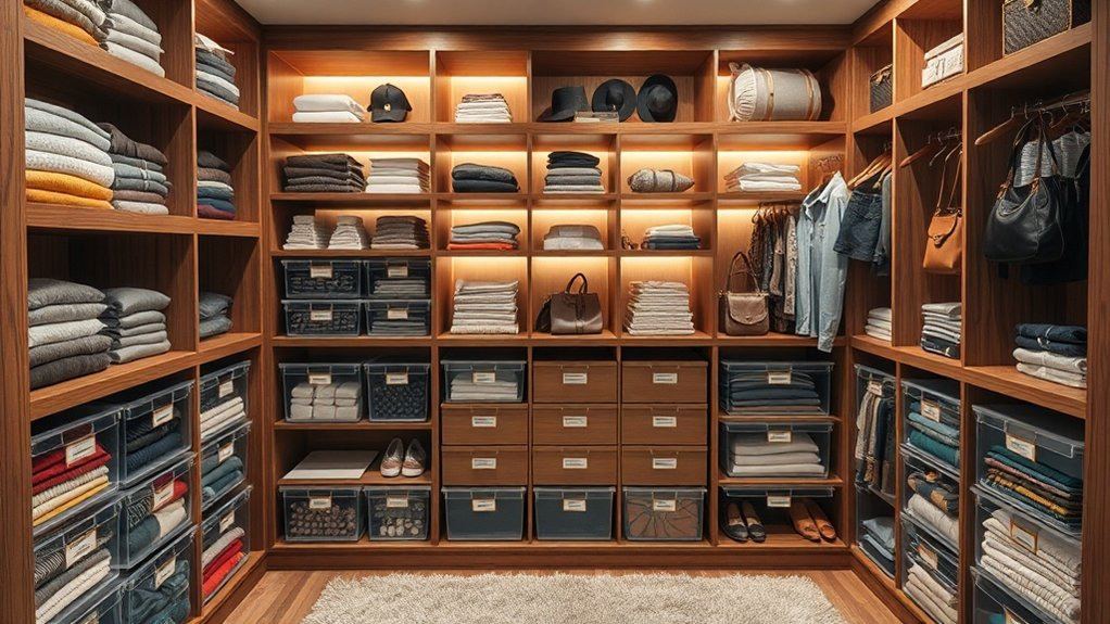 maintain an organized closet