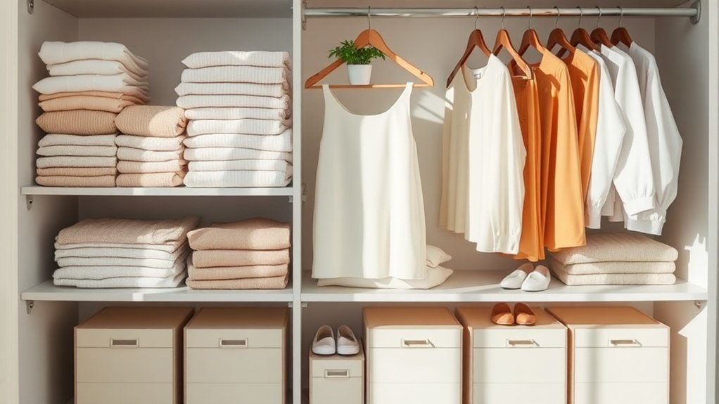 maintain closet organization habits