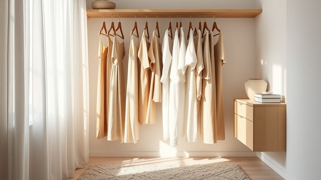 maintain minimal closet organization