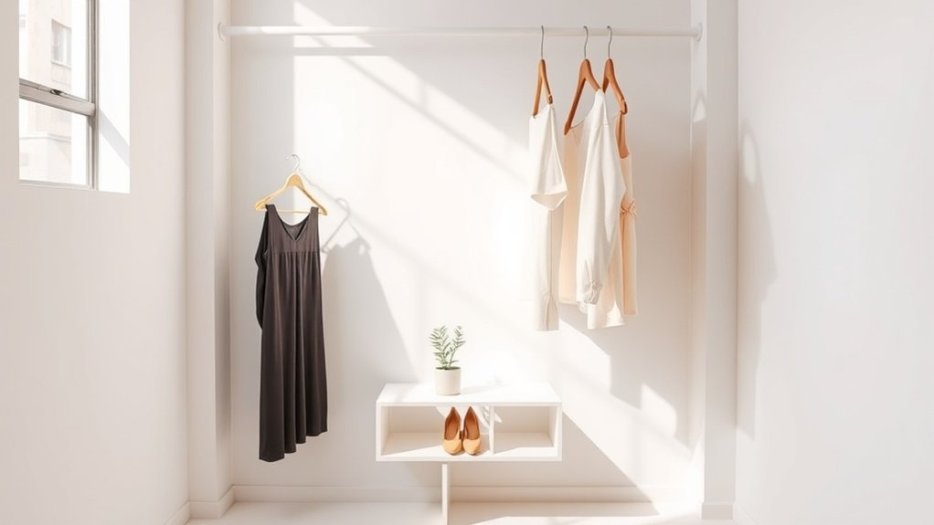 maintain minimalist closet simplicity