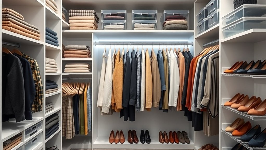 maintain organized closet efficiency