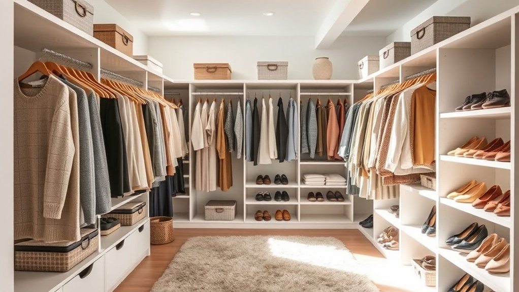 maintain organized closet efficiently
