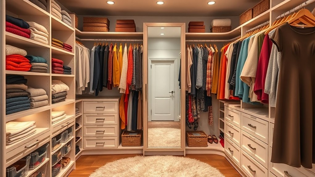 maintain organized closet effortlessly