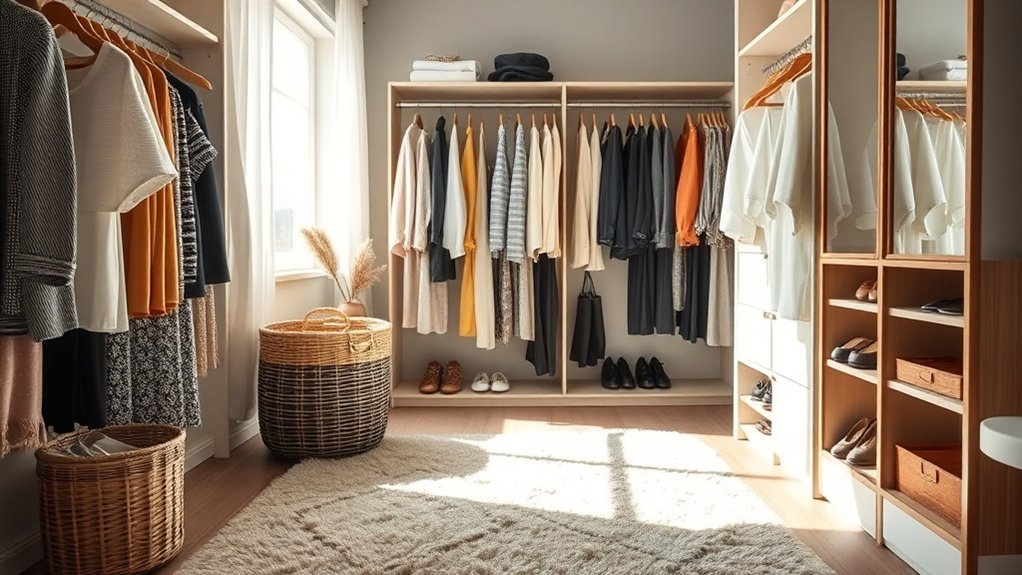 maintain organized closet habits
