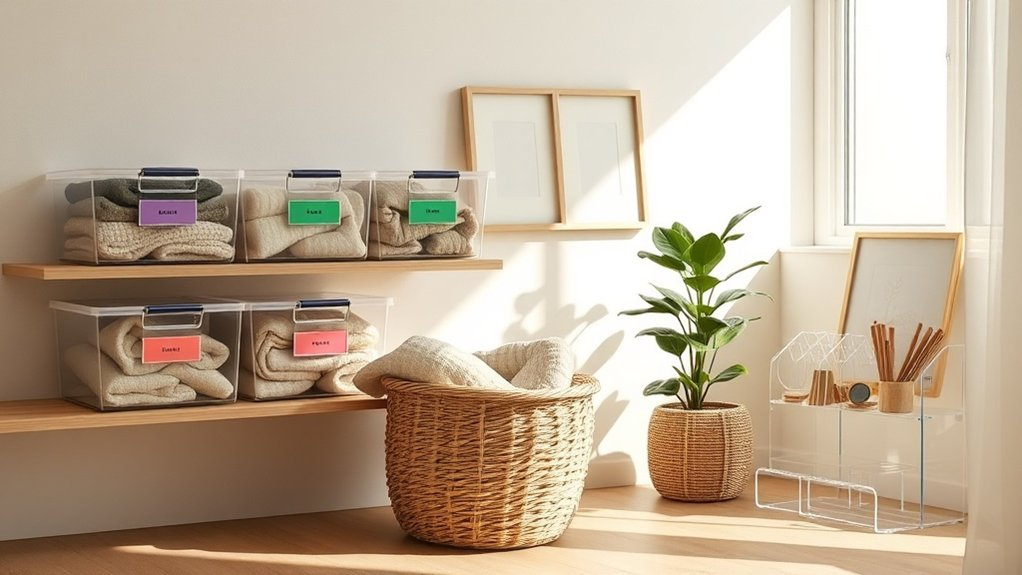 maintain organized living space