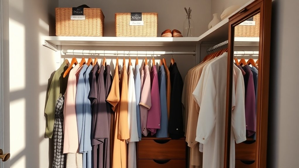 maintain your organized closet