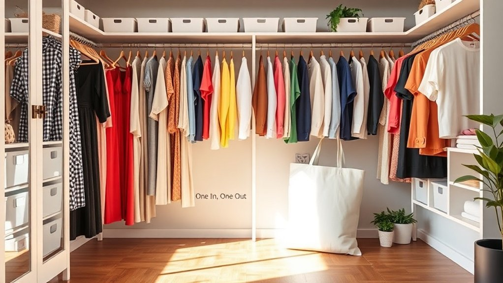 manage closet with balance