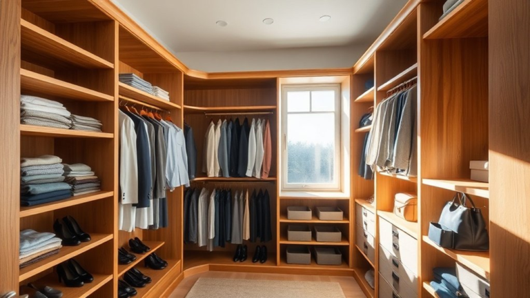 master closet organization tips