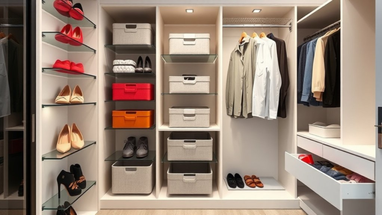 maximize closet and shoe space