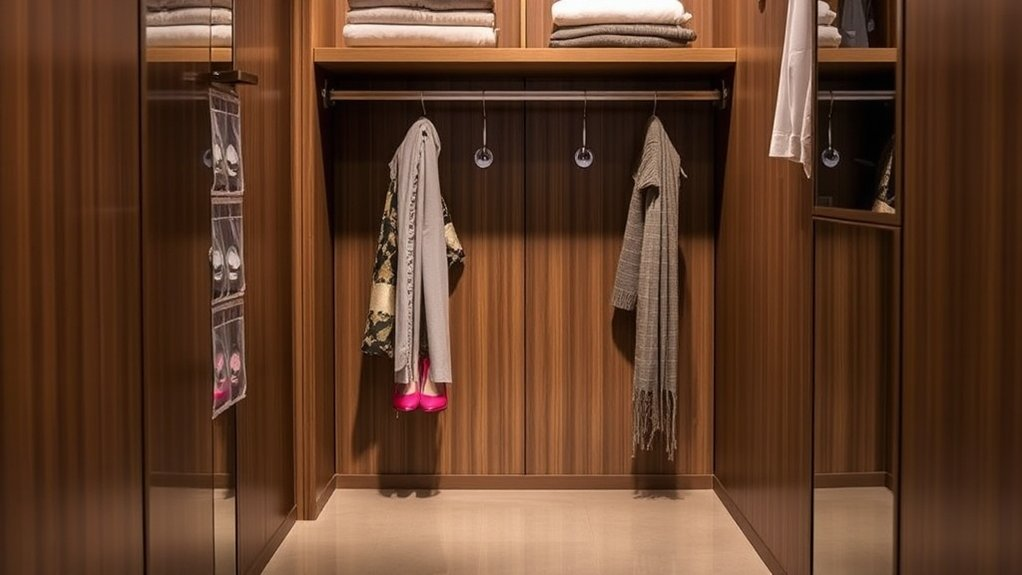 maximize closet door storage