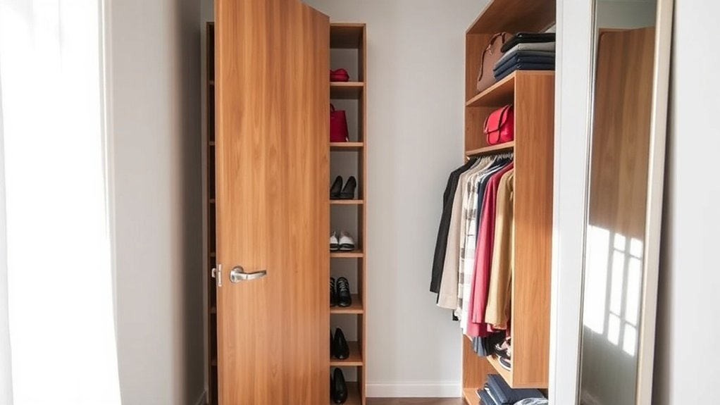 maximize closet door storage