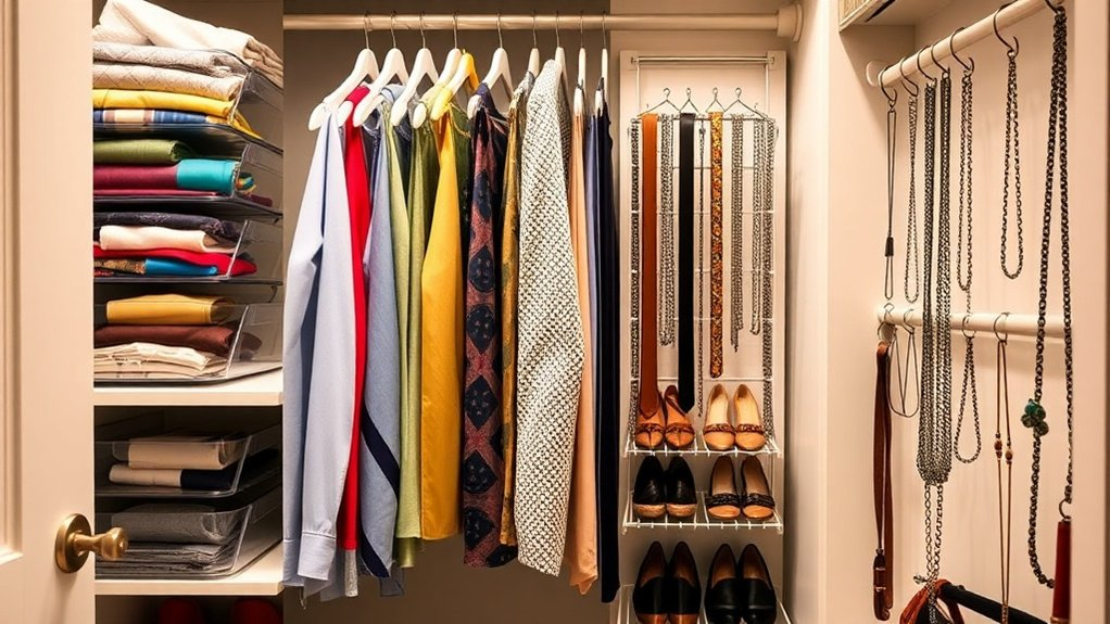 maximize closet efficiency accessories