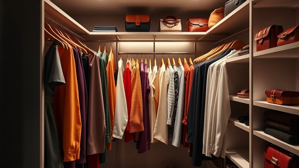 maximize closet functionality creatively