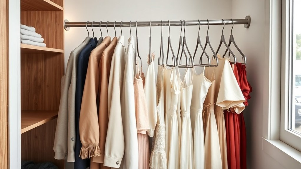 maximize closet hanging space