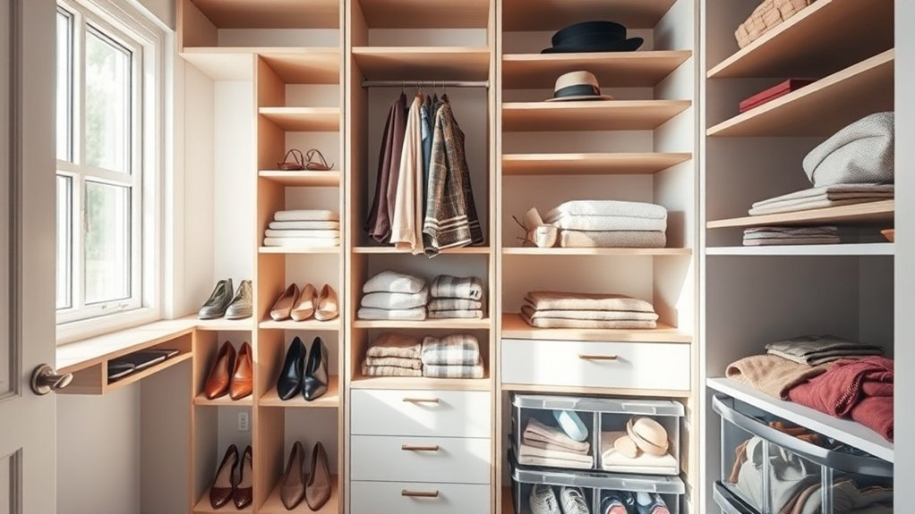 maximize closet organization elegantly
