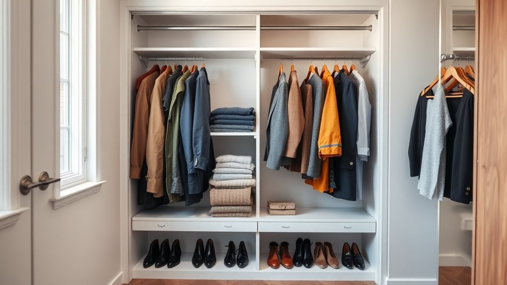 maximize closet organization zones