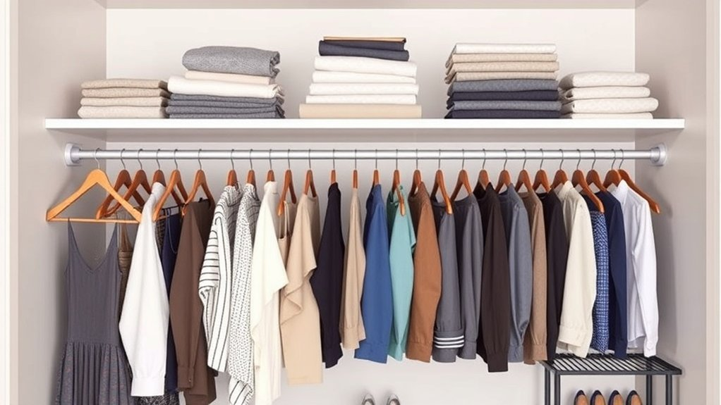 maximize closet space effectively