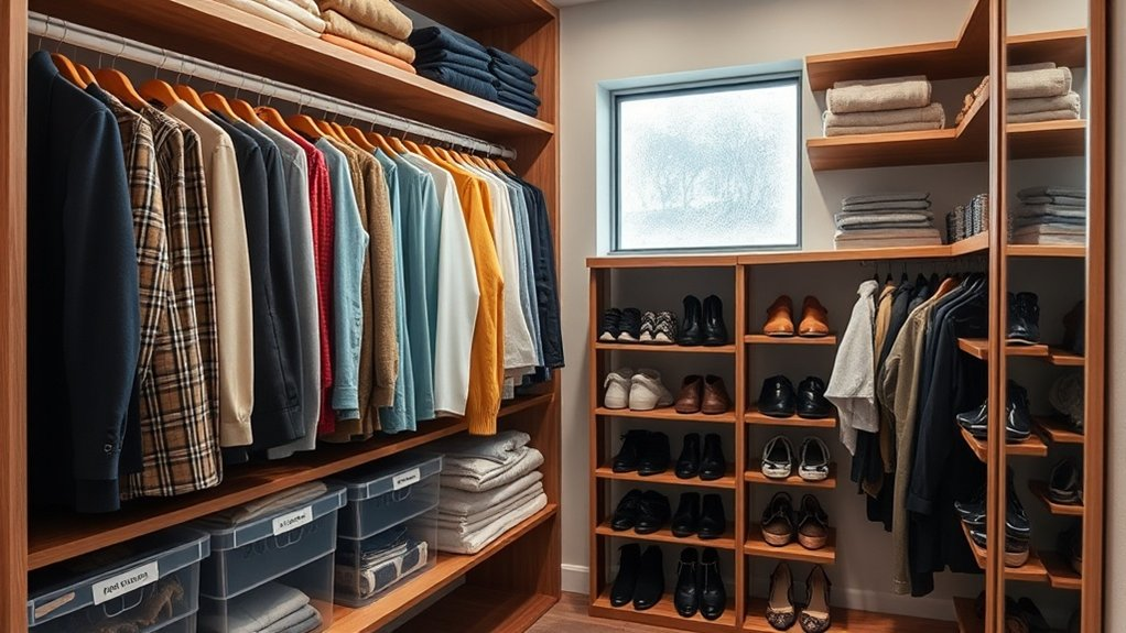maximize closet space effectively