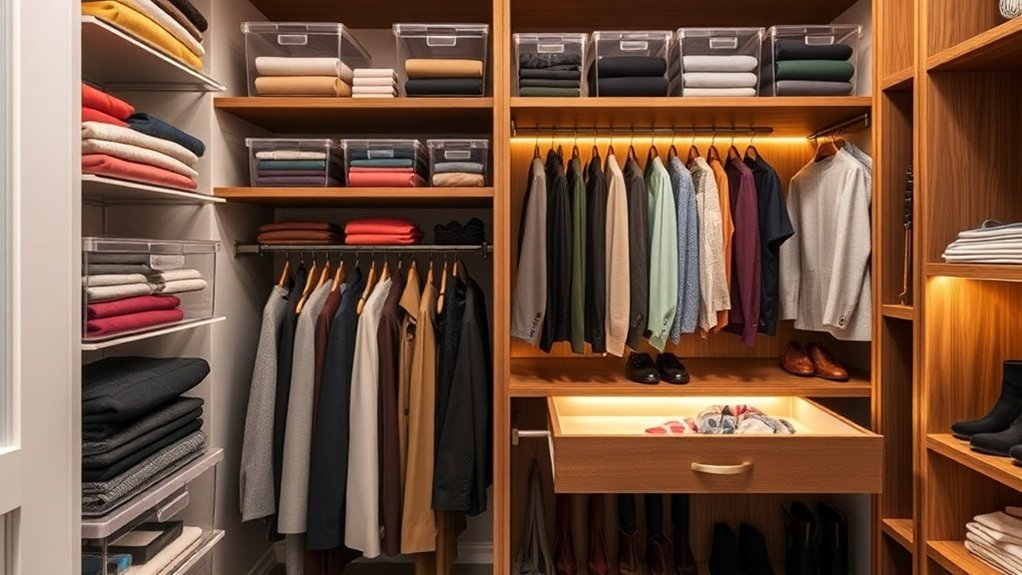 maximize closet space effectively