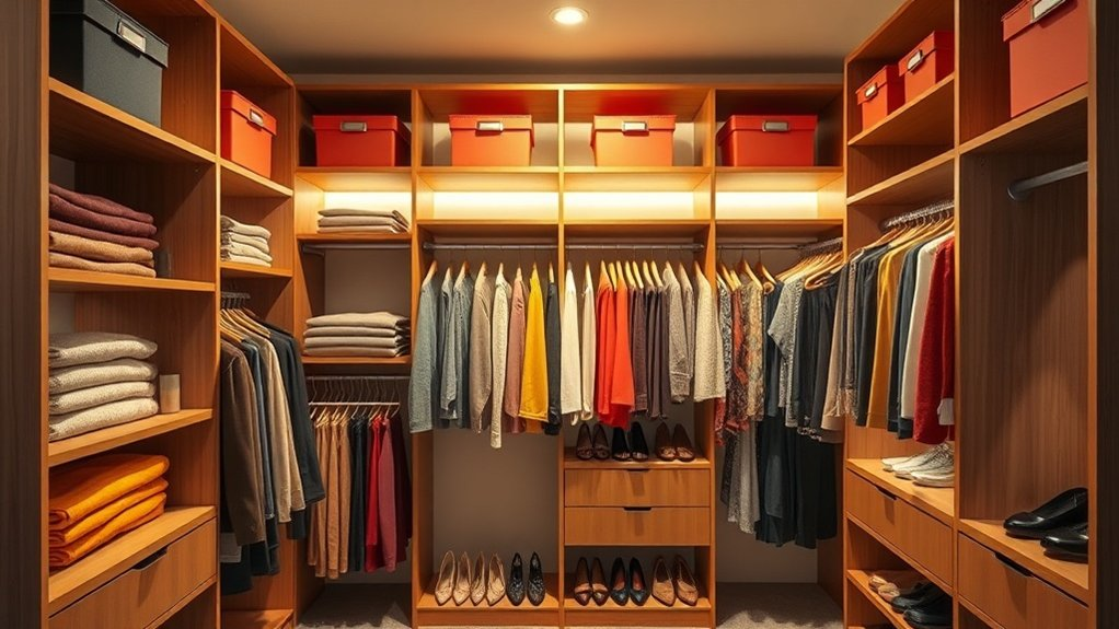 maximize closet space effectively