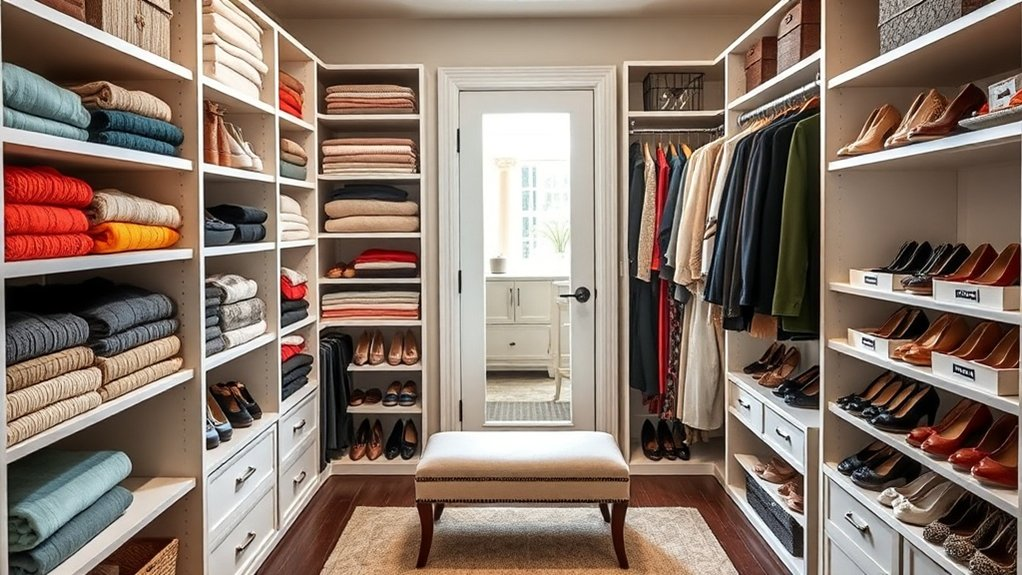 maximize closet space efficiency