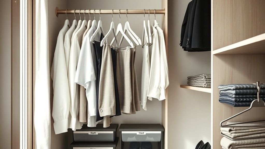 maximize closet space efficiently