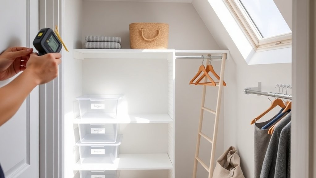 maximize closet space efficiently