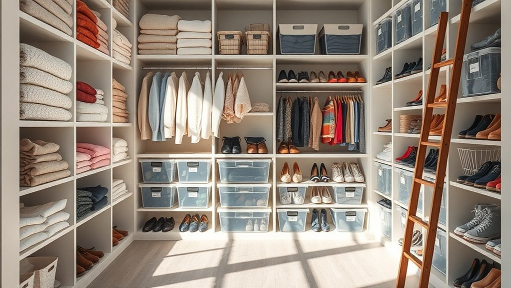 maximize closet space efficiently