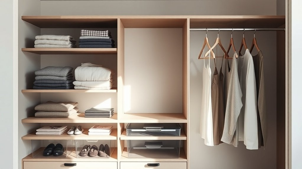 maximize closet space efficiently
