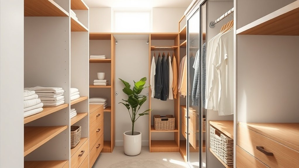 maximize closet space efficiently