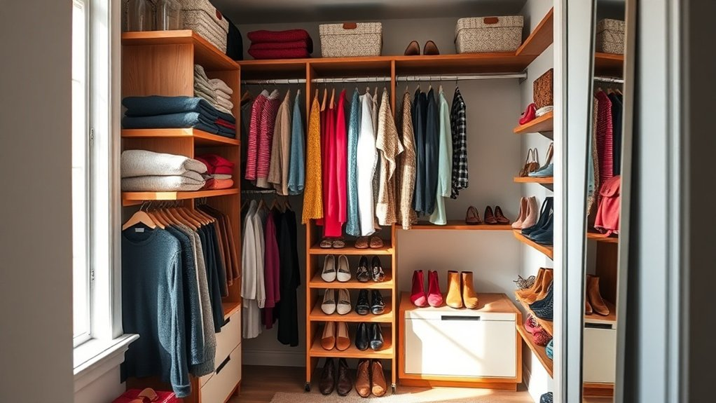 maximize closet space efficiently