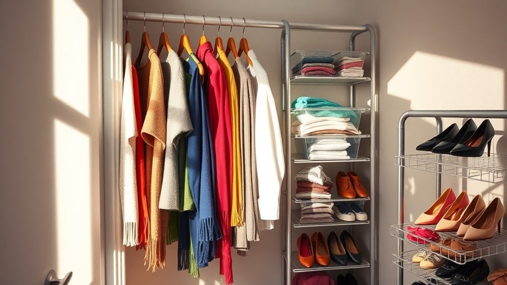 maximize closet space efficiently