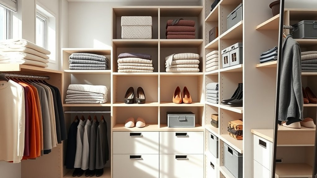 maximize closet space efficiently