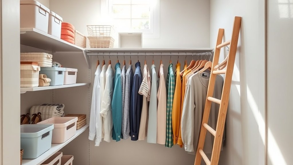 maximize closet space efficiently