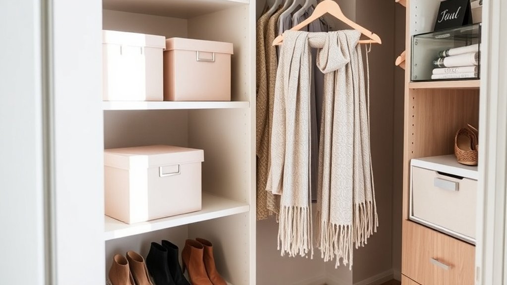 maximize closet space efficiently