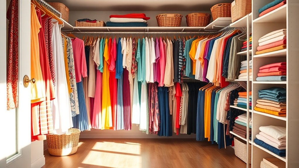 maximize closet space efficiently
