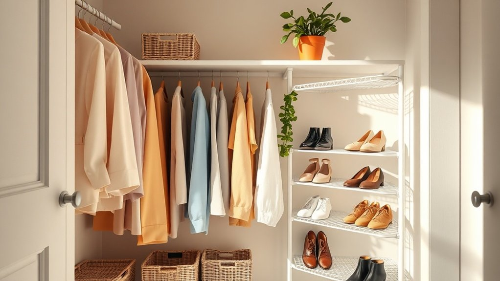 maximize closet space efficiently