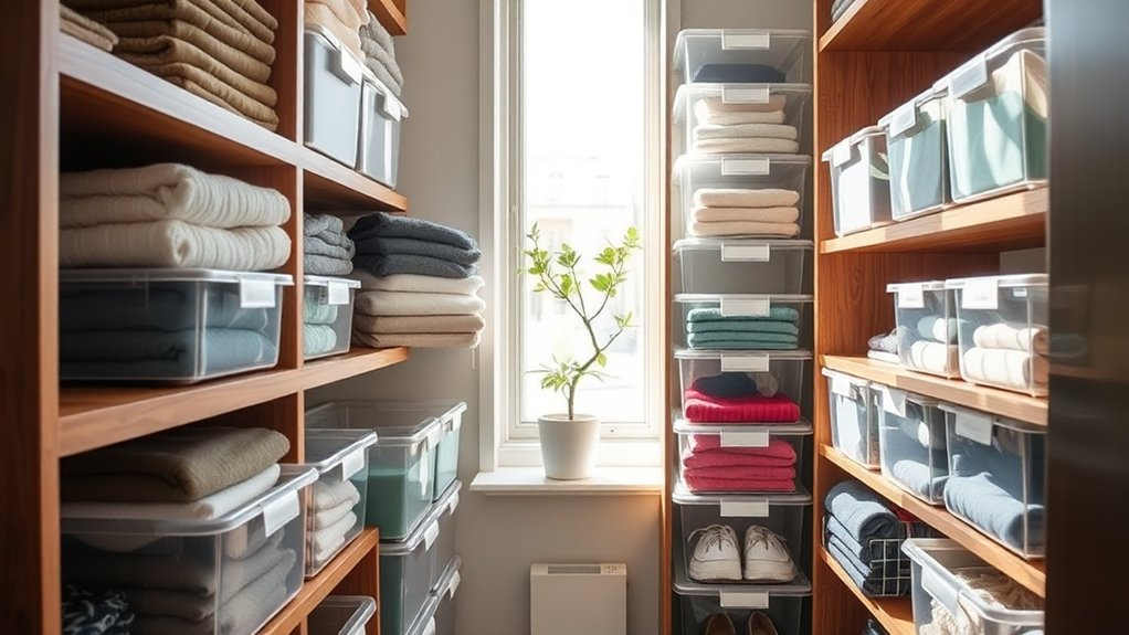 maximize closet space efficiently