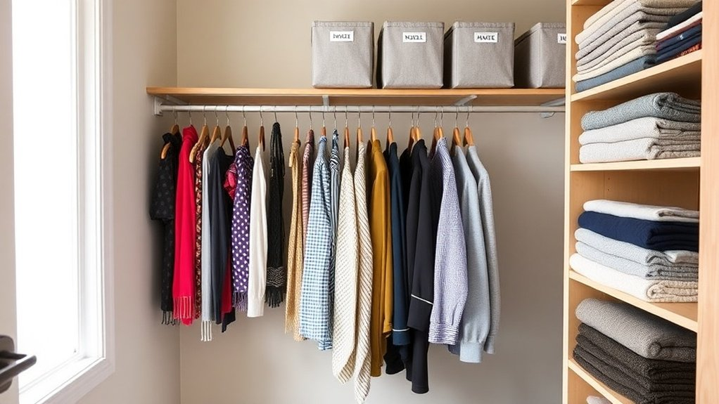 maximize closet space efficiently