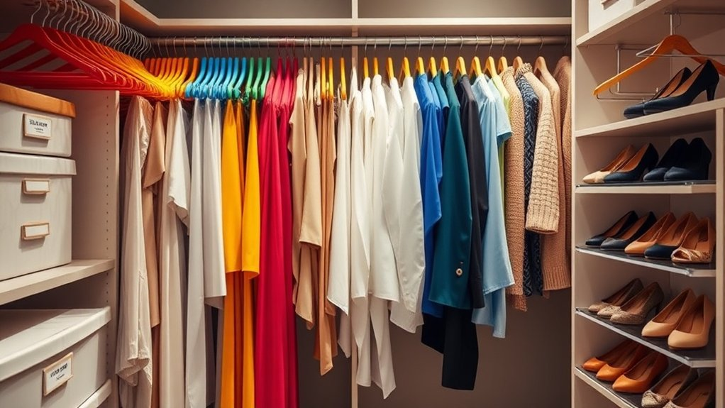 maximize closet space efficiently