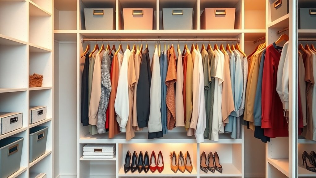 maximize closet space efficiently