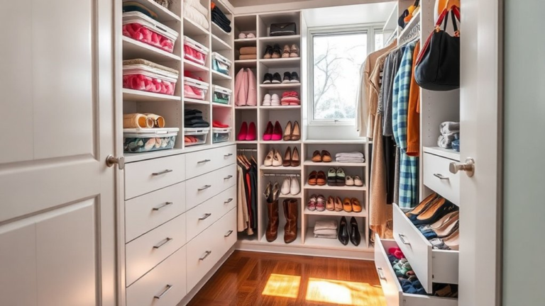maximize closet space efficiently