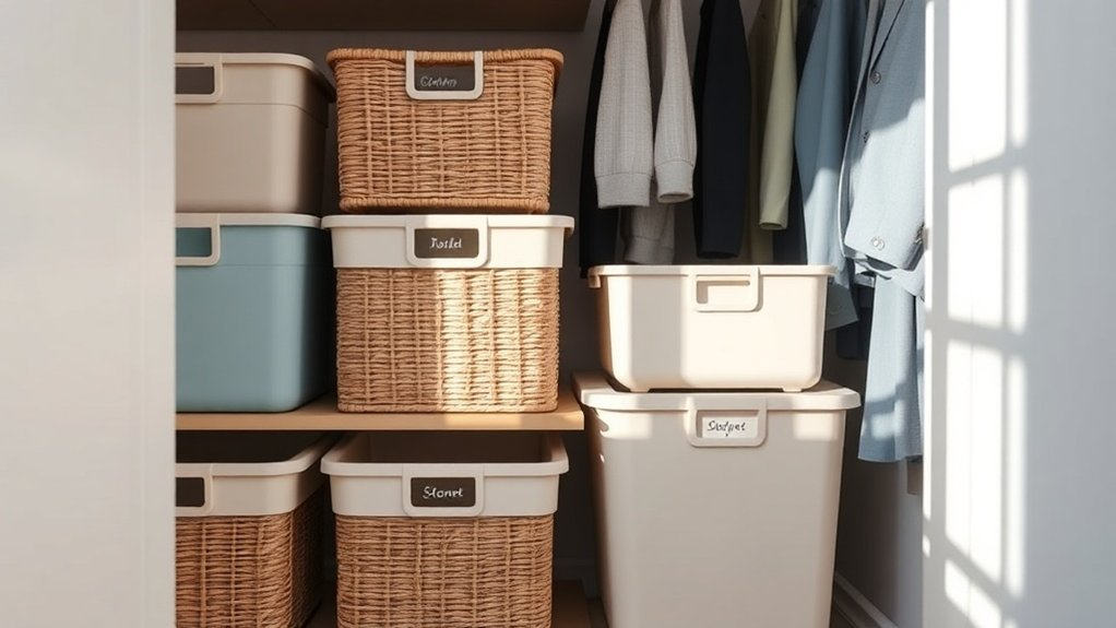 maximize closet space efficiently
