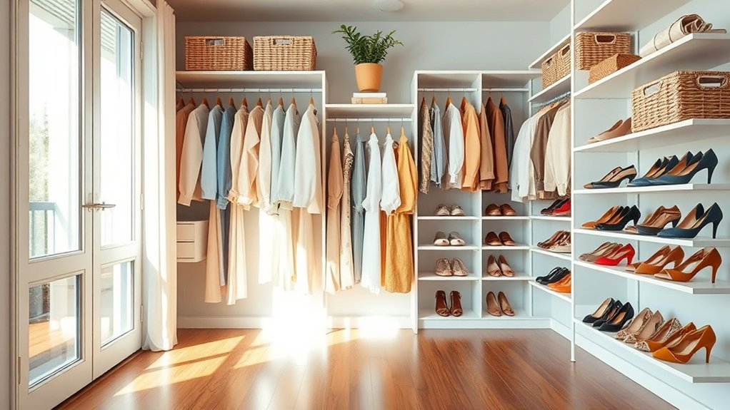 maximize closet space efficiently