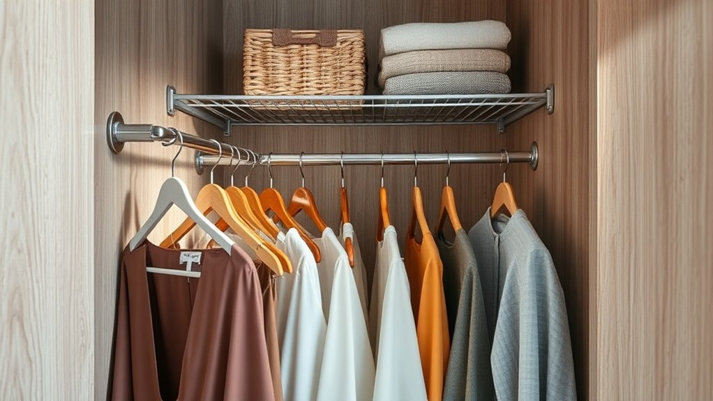 maximize closet space efficiently