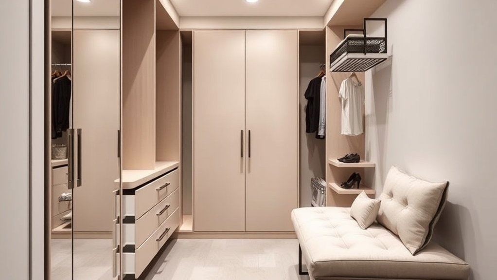 maximize closet space efficiently